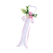 Liebesherz-Seidenblumen-Zauberstab für Blumenmädchen,-Rosa