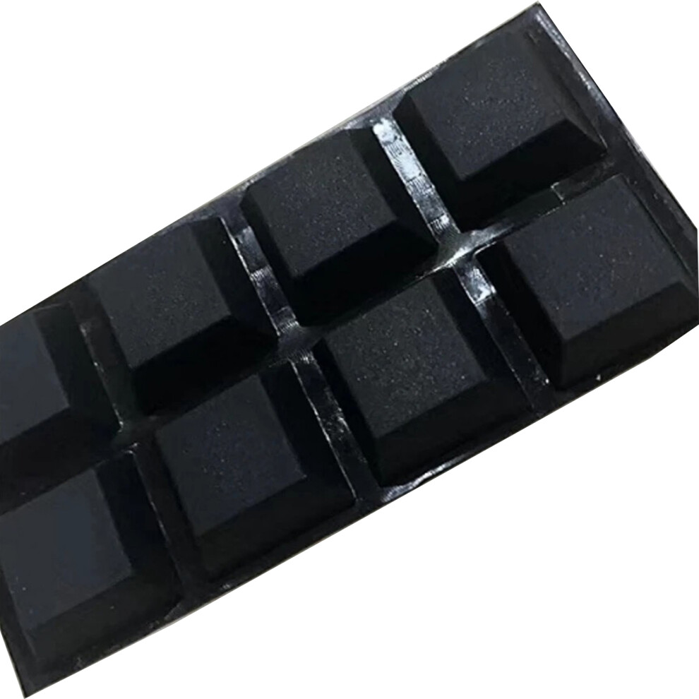 8Pcs Silicone Speaker Vibration Dampening Feet For- Black 7751001357770