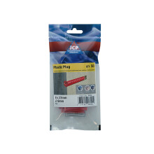 Jcp Fixings Premium Plastic Wall Plugs Red 6.0 x 37mm - Bag of 50 - Box of 250