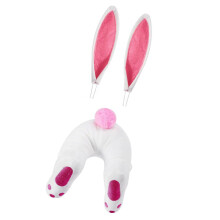 Couronne de fesses et d'oreilles de lapin de Pâques faites-Rose