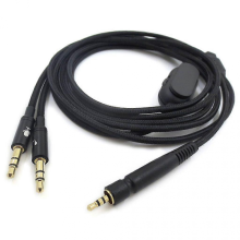 Cable de repuesto compatible con auriculares Sennheiser Game Zero, PC 373D y GSP350.