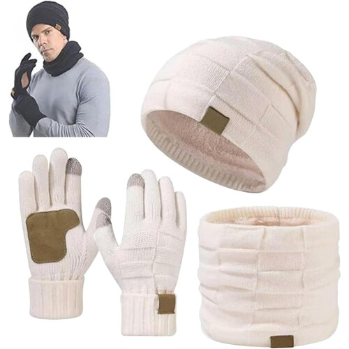 Conjunto de inverno Ardenknit de 3 peças: gorro, cachecol e luvas