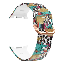 Silikoniranneke, joka on yhteensopiva Samsung Galaxy Watch8 44mm 40mm 8 Classic 46mm -kellon kanssa, kuviopainatuksella ja vaihtokellolla