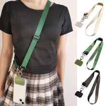 Nastavitelný látkový popruh na telefon crossbody