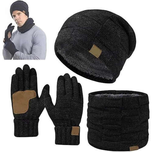 Σετ 3 τεμαχίων Ardenknit Winter: Καπέλο, κασκόλ και γάντια