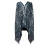 Trendy Multifunctional Scarf Shawl Chiffon-black silver 1