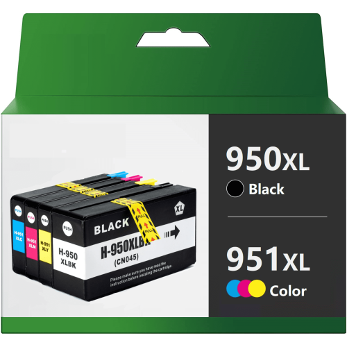 Συμβατά δοχεία μελάνης υψηλής απόδοσης HP950XL951XL (συσκευασία 4 τεμαχίων)