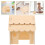 Trehus for hamstere 12x12x11cm 1