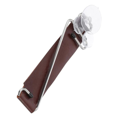 Z Shaped Ergonomic Guitar Rest 3 Suction Cups Light-brown