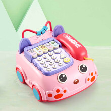 Telefone de brinquedo para bebês com simulação de música e 4 modos de aprendizado.