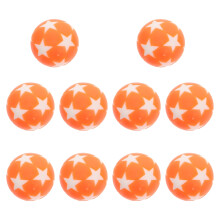 10 stk. plastik bordfodboldbolde 3,2 cm orange
