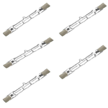 5 kpl R7S halogeenilamppuja 78 mm 80 W 230 V, lämmin valkoinen, 2700 K, T3 J -tyyppiset valonheittimet, sopivat työ-, turvallisuus- ja m