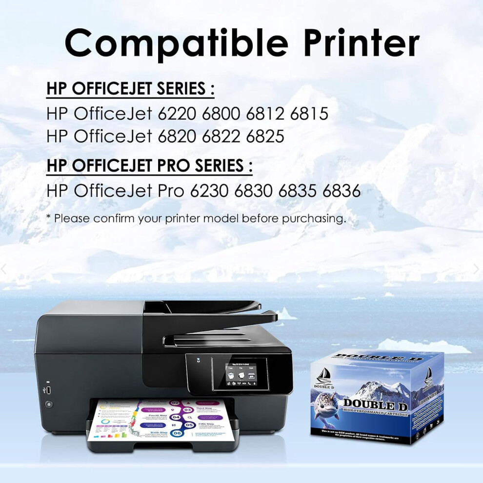 Junxiao Hp 934XL/935Xl Ink Cartridges Bk/C/M/Y Black/Cyan/Magenta 9087558853815