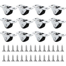 Base de roulettes rotatives silencieuses en-0,5 pouces
