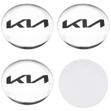 (Nueva pegatina plateada y negra para llantas de 65 mm) 4 piezas 90 mm 75 70 mm 65 mm 60 mm 56 mm 54