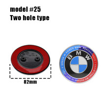 (2 Azul Trueno Blanco, 1 unidad) 1/2 unidades Emblema de capó delantero de coche de 82 mm 74 mm logo