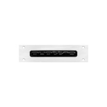 (Quarrto 1 unidad) Para AODI A4 2008-2017 Emblema adhesivo ABS negro con logotipo de 4 anillos para