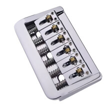 Precisions Engineered Electric Guitar Bridge with 10.5mm-Silver