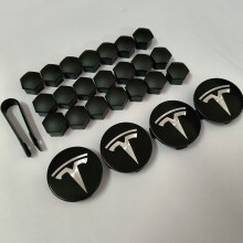 (25NegroPlata negro, China continental) 4PCS 25PCS 56mm para Tesla Model 3 Y S/X nuevo Model Y Junip