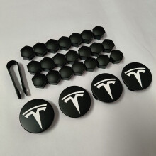 (25 Negro mate Blanco, China continental) 4PCS 25PCS 56 mm para Tesla Model 3 Y S/X nuevo Model Y Ju