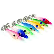7 stuks Inktvishaak 5,5 cm Kunstaas Aas Inktvis Jig Glow Jig Haak