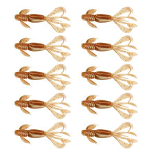 10 pièces leurre de pêche souple écrevisse leurre-CouleurA 70MM
