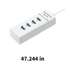 Διανομέας USB Θύρα USB-C3 Προσαρμογέας USB2.0