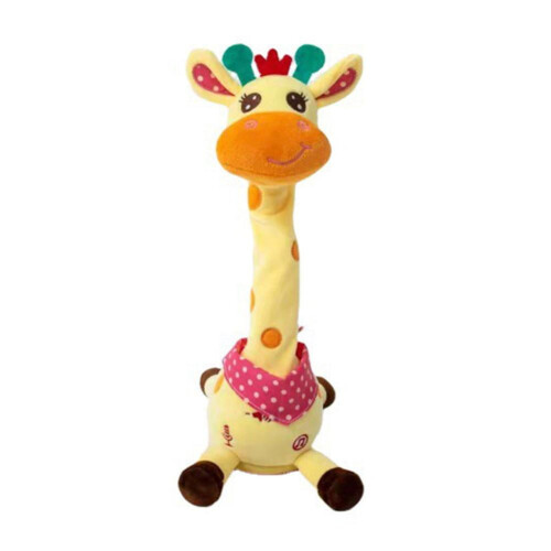 Girafa de Pelúcia Dançante e Falante - 35cm