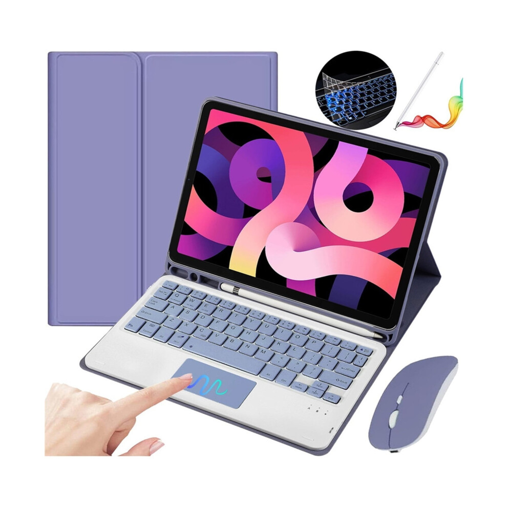 Keyboard Case With Mouse And Stylus For Ipad Pro 11"/Air 5/4 9329345615825