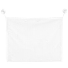 White polyester wall-mounted bath toy storage bag 1 set