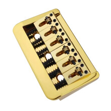 6 String Electric Guitar Bridge 10.5mm Adjustable-Golden