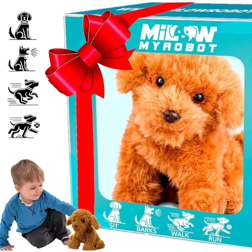 Chiot robot interactif Milow 16,3 cm