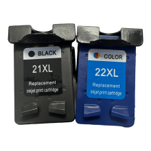 Gereviseerde HP21XL22XL inktcartridges (zwart en kleur)