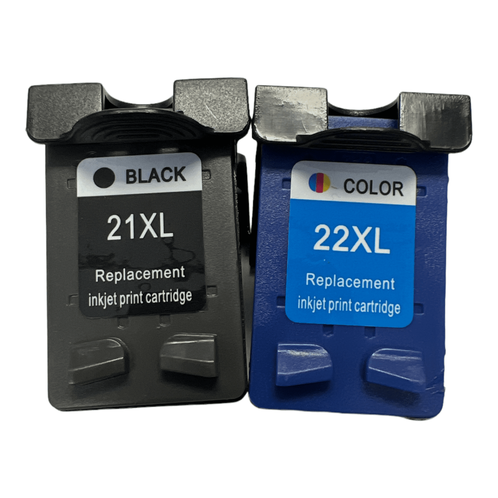 Hp 21XL 22Xl Remanufactured Ink Cartridges ( & Colour) Black 9104899515582