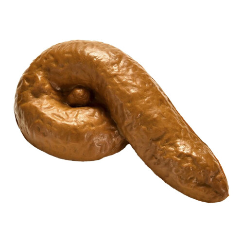 Falsk lort legetøj svamp prank rekvisit 11 cm