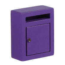 Minipostkasse i træ i vintagestil – 1 stk.