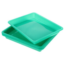 Plastpusselorganiseringsbricka Grön PP6 delar