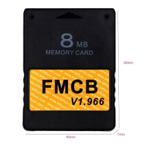 Κάρτα μνήμης PS2 8MB υψηλής ταχύτητας με δωρεάν McBoot v1.966