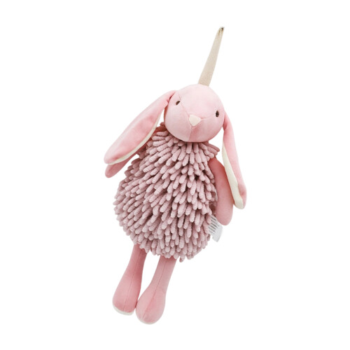 Easter Rabbit Hand Towels for Bathroom Kitchen Microfiber-Pink