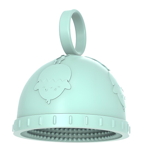 User Friendly Silicone Eggs Washer Brush Multipurpose-Green