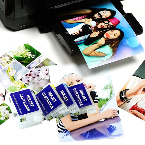 Refillable Ink Cartridges for Sublimation Printers (4-Pack) 2