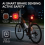 Creative Emoji Bicycle Light, Smart Motion Sensor Rear Bike Lamp, Fun Personalized Cycle Warning Light, Ideal Gift for Night Riders 2