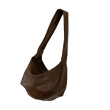 Praktische Umhängetasche aus PU-Leder für Damen und-Braun