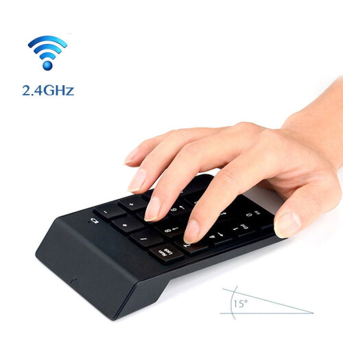 Teclado numérico inalámbrico de 10 teclas 2.4GHz 2