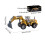 Jucărie excavator cu telecomandă pentru copii – Galben 3