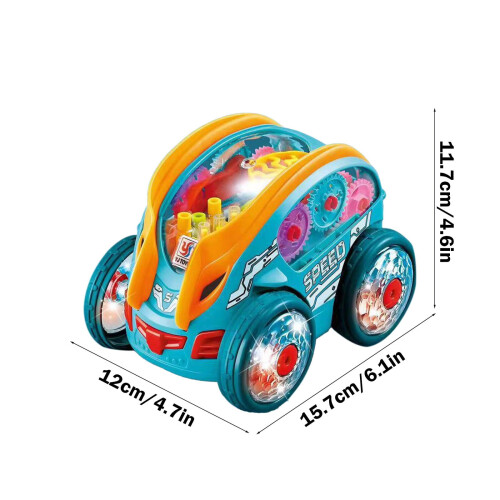 Stunt-Kippspielzeugauto mit 360-Drehung und Lichtern 2
