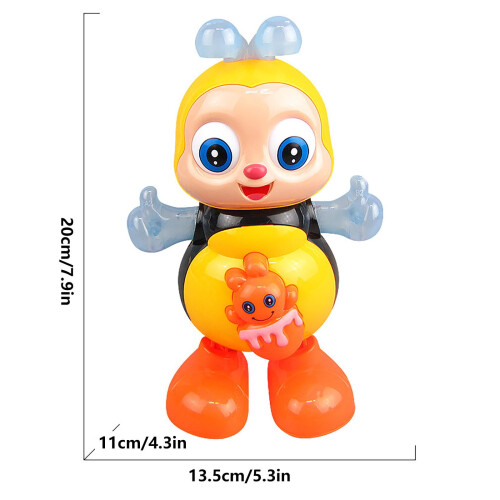 Abelha Dançante de Brinquedo com Luzes e Música 2