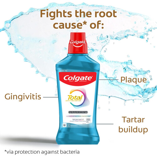 Colgate Colgate Mouthwash, Peppermint 3 Pack, 33.8 Oz Each