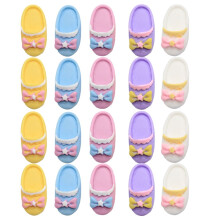 20 mini-chaussons décoratifs pour maisons de poupées