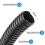 Pisces 10m Black Corrugated Hose - 40mm 3